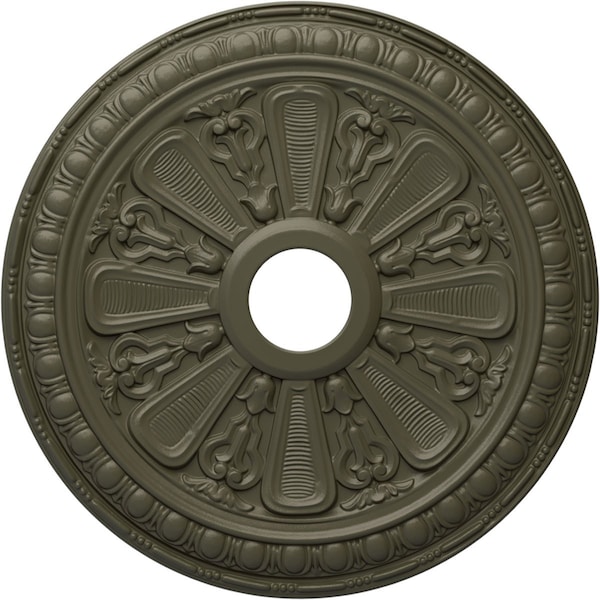 Ekena Millwork Bristol Ceiling Medallion (Fits Canopies up to 3 7/8"), 23 1/2"OD x 3 7/8"ID x 1"P, Witch Hazel CM23BIWHF - main